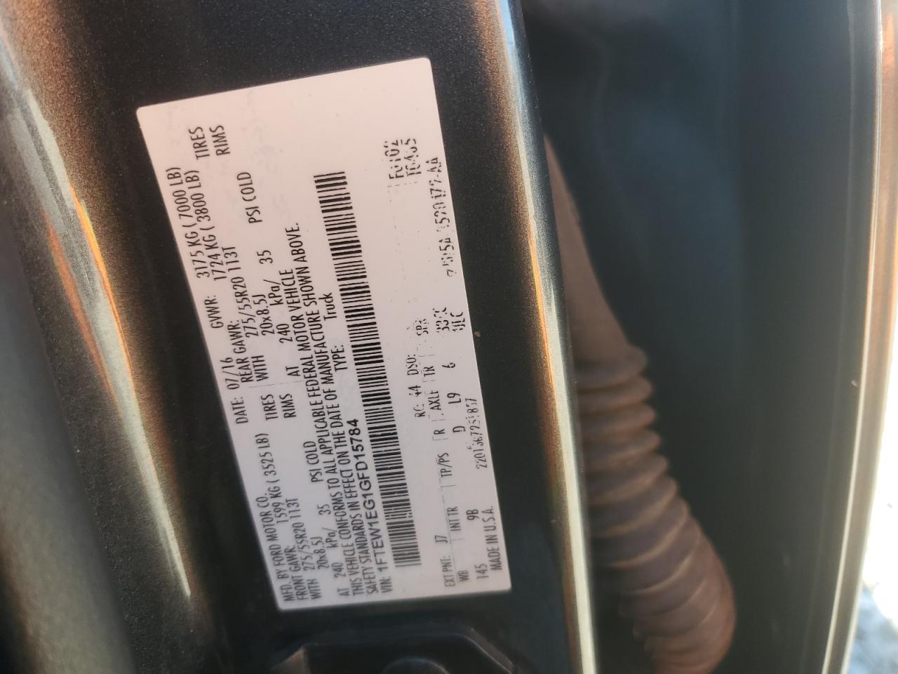 2016 FORD F-150
