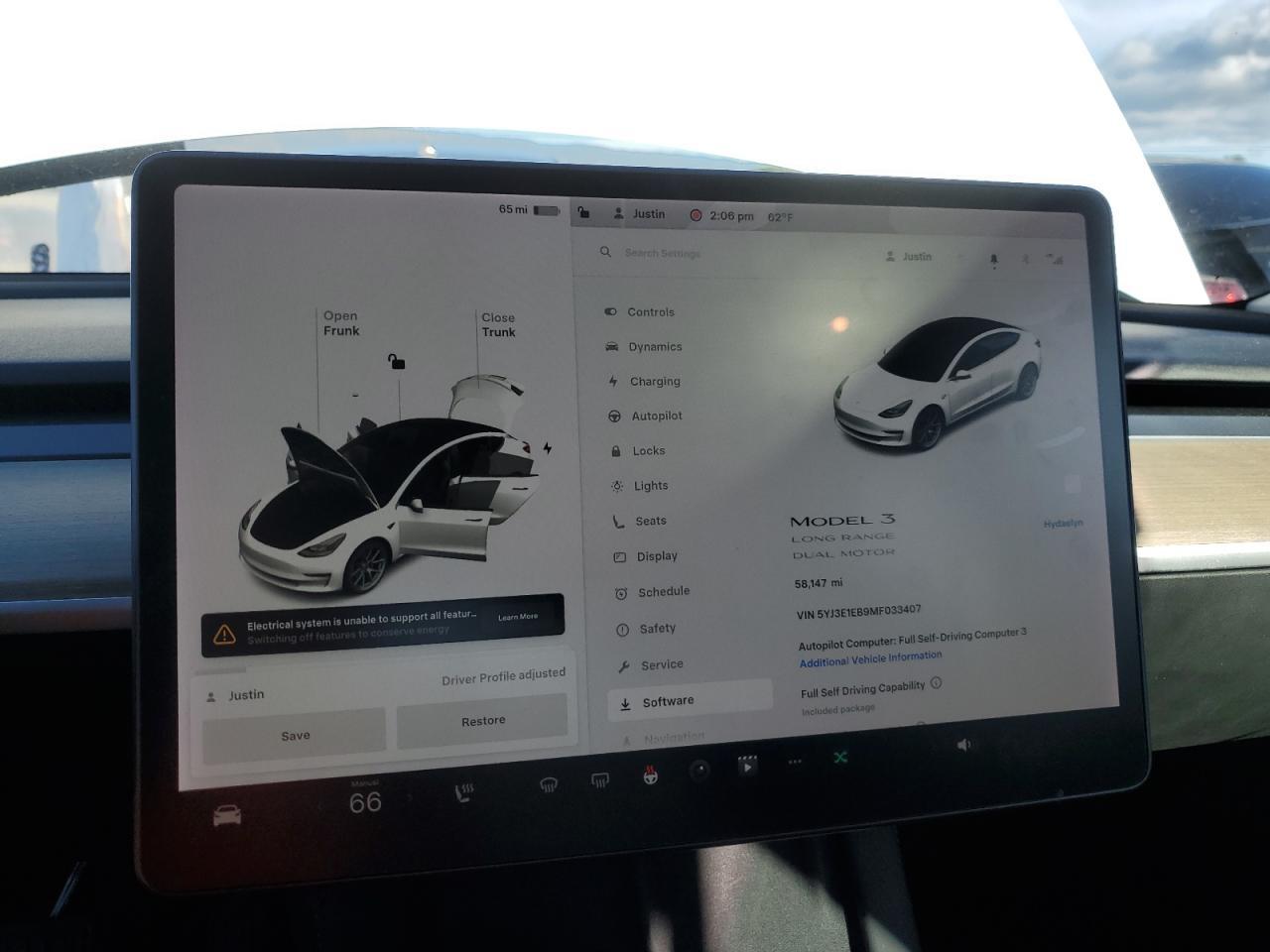 2021 TESLA MODEL 3