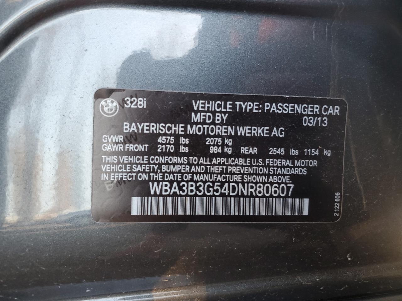 2013 BMW 3 SERIES