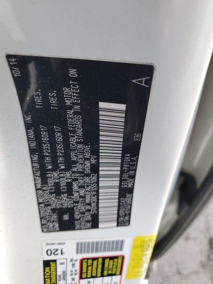 2015 TOYOTA SIENNA