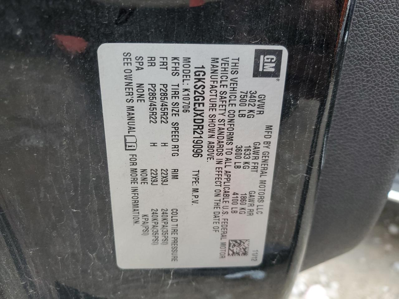 2013 GMC Yukon