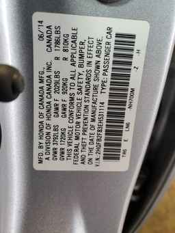 2014 HONDA CIVIC