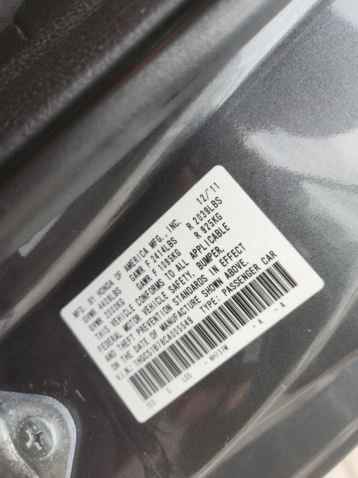 2012 HONDA ACCORD
