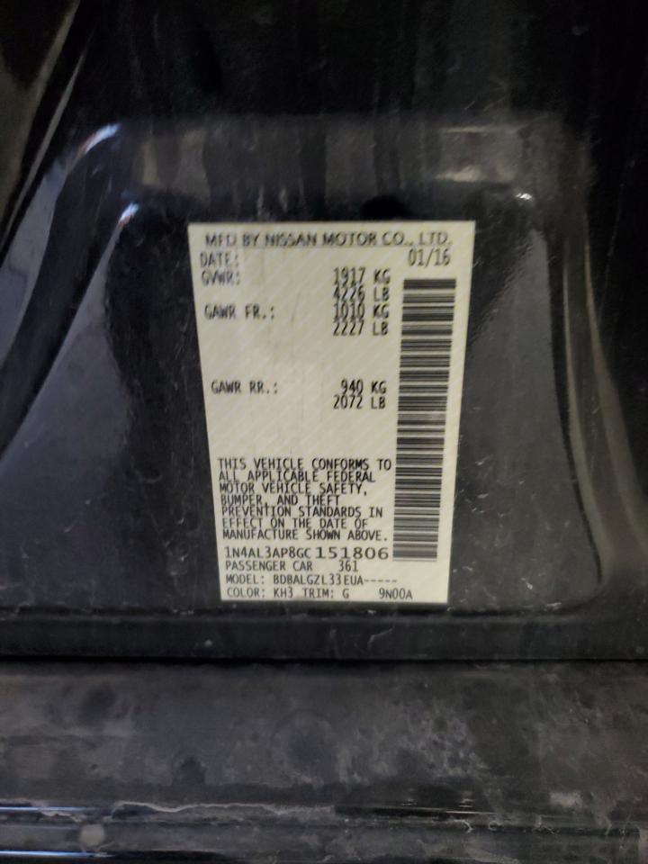 2016 NISSAN ALTIMA