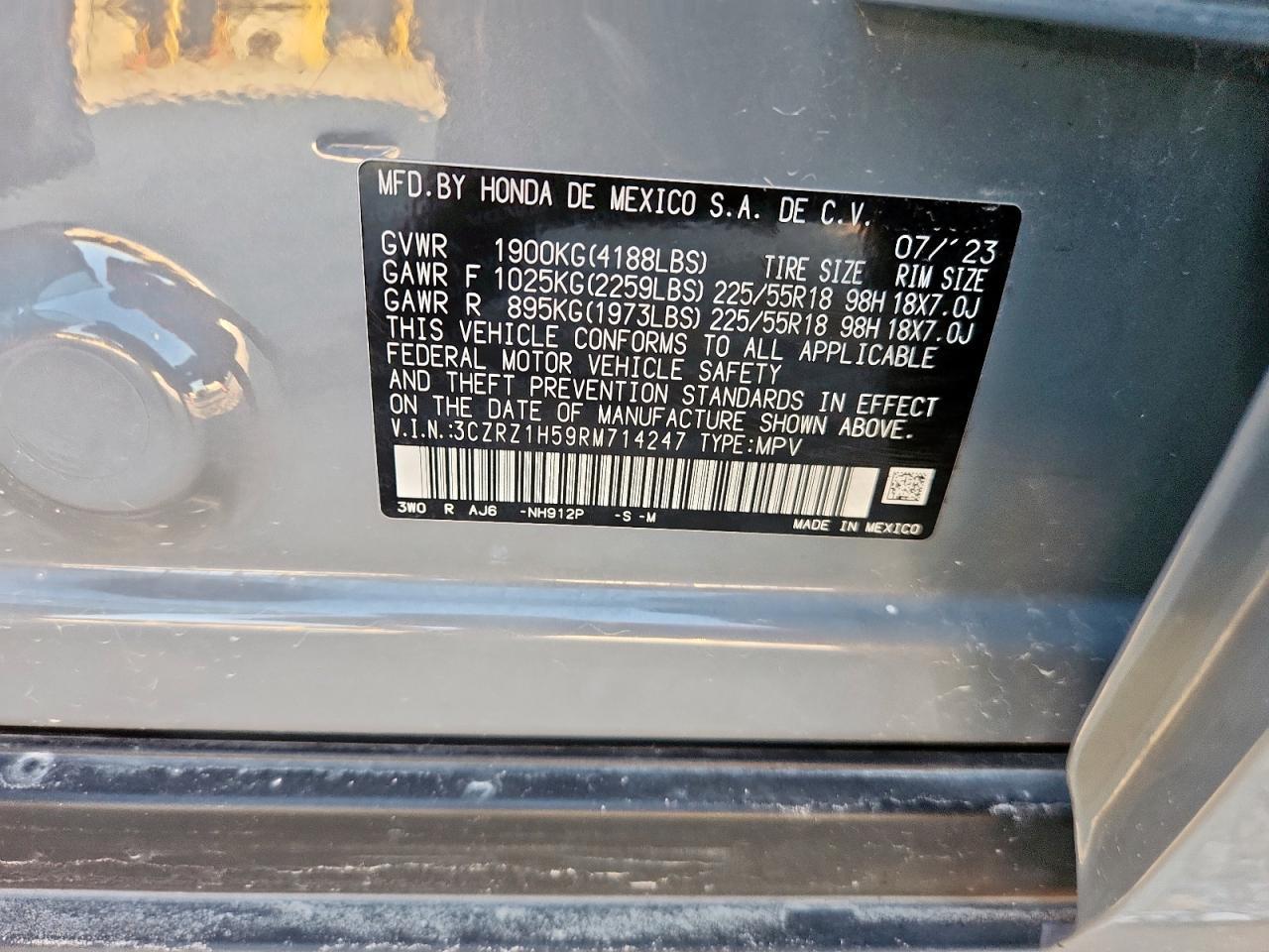 2024 HONDA HR-V