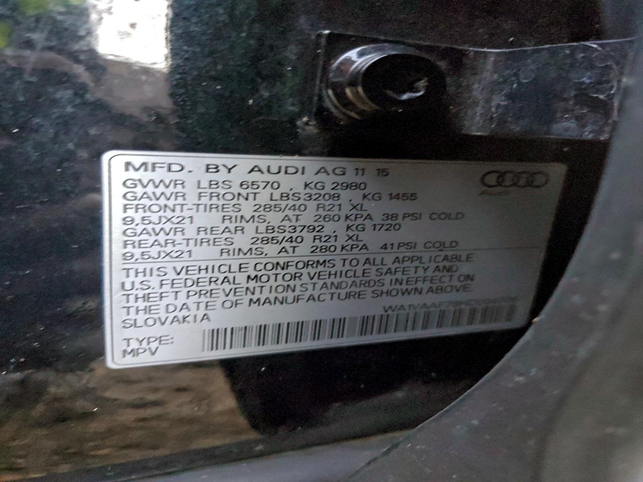 2017 AUDI Q7