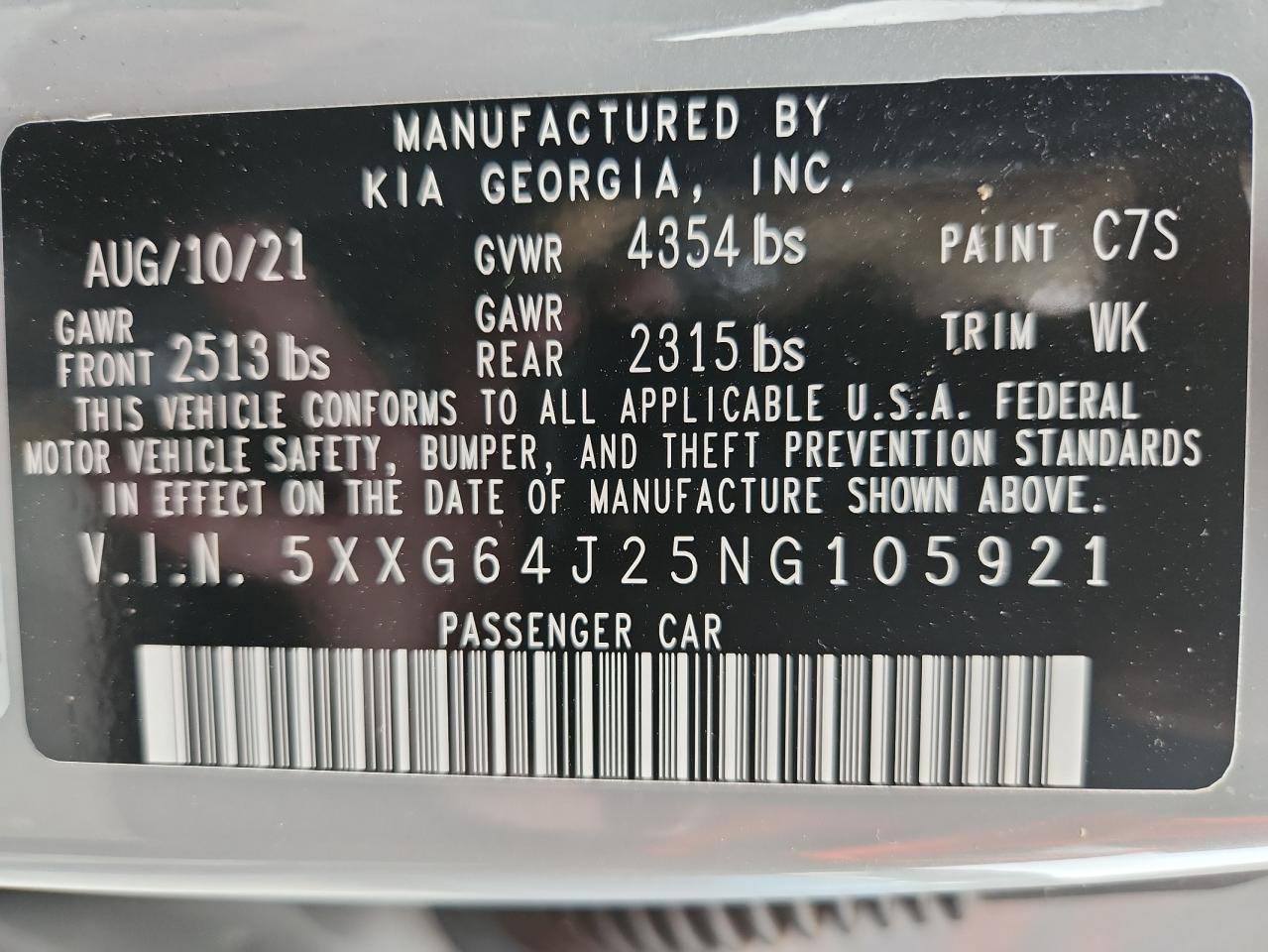 2022 KIA K5