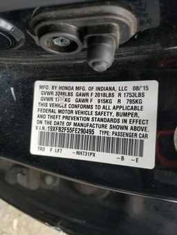 2015 HONDA CIVIC