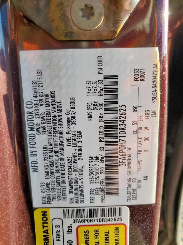 2013 FORD FUSION