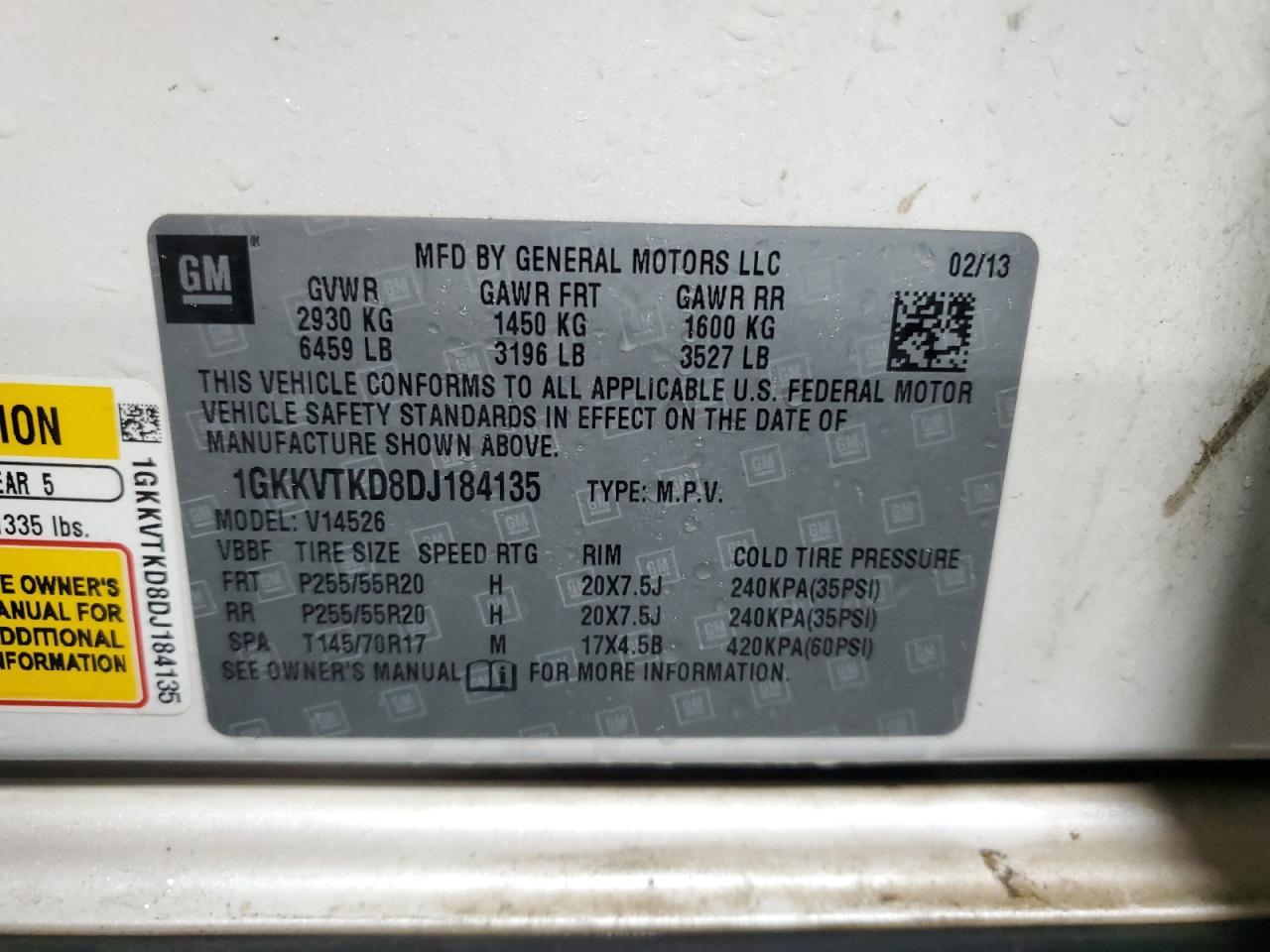 2013 GMC ACADIA