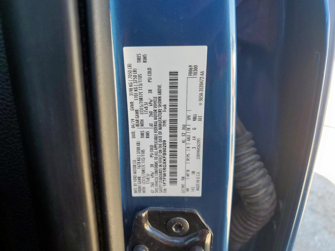 2019 FORD F-150