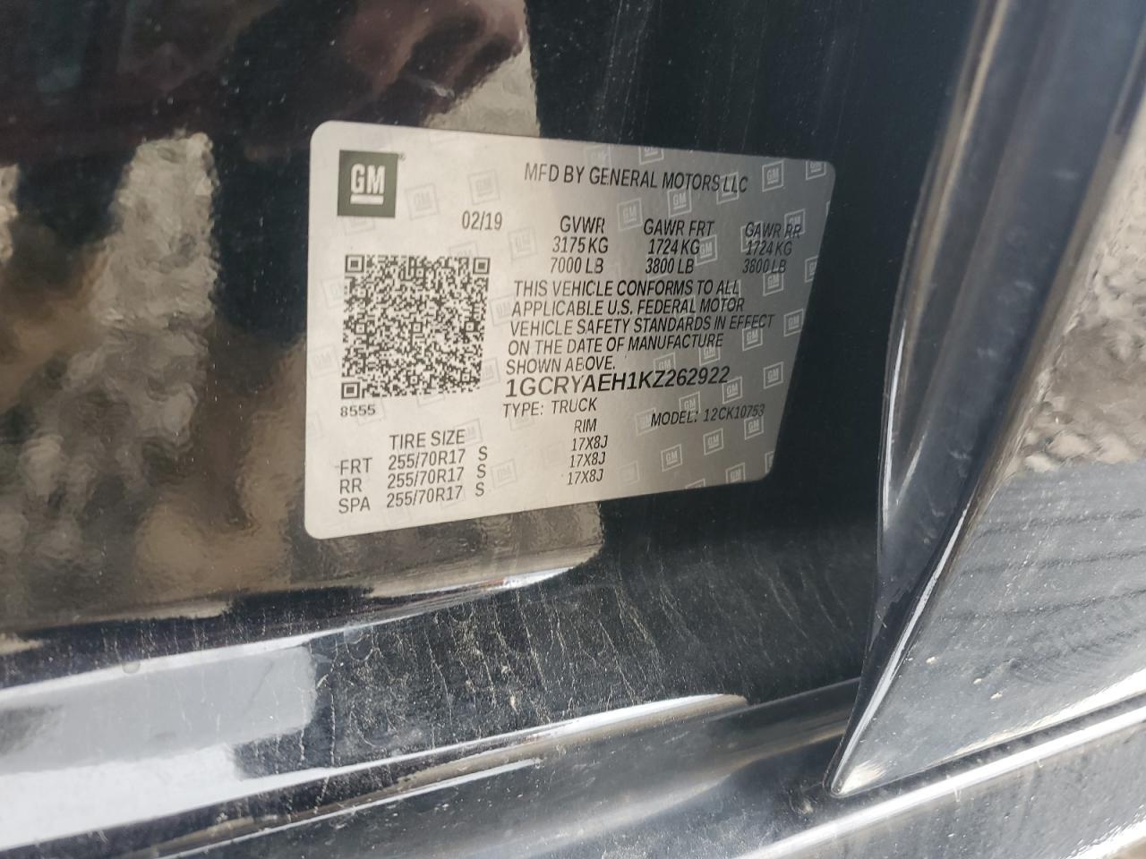 2019 CHEVROLET Silverado