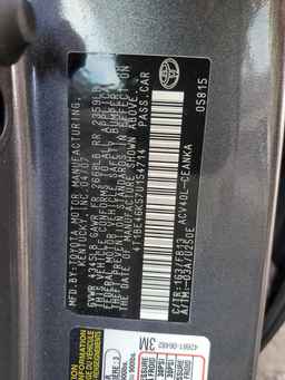 2007 TOYOTA CAMRY