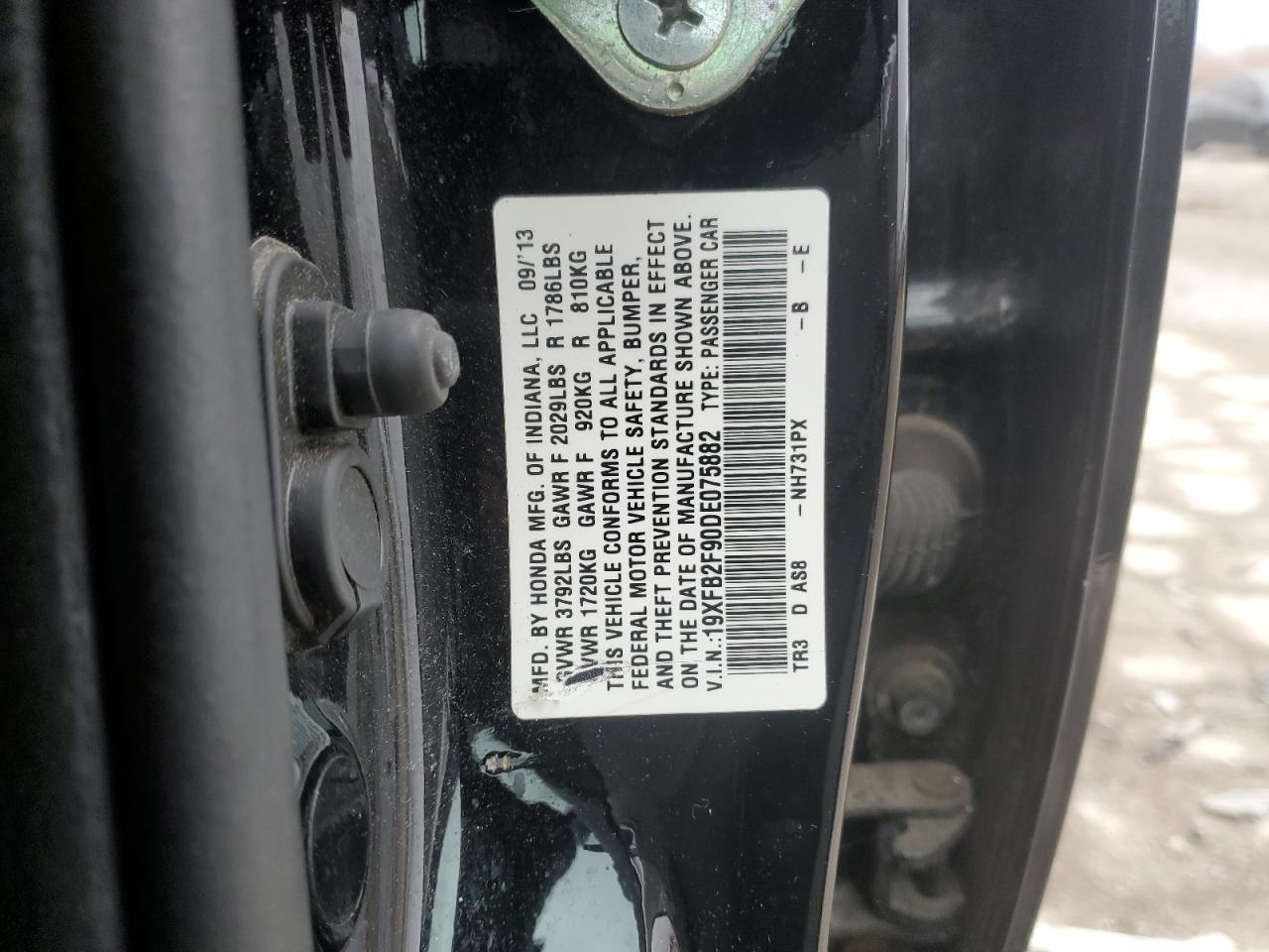 2013 HONDA CIVIC