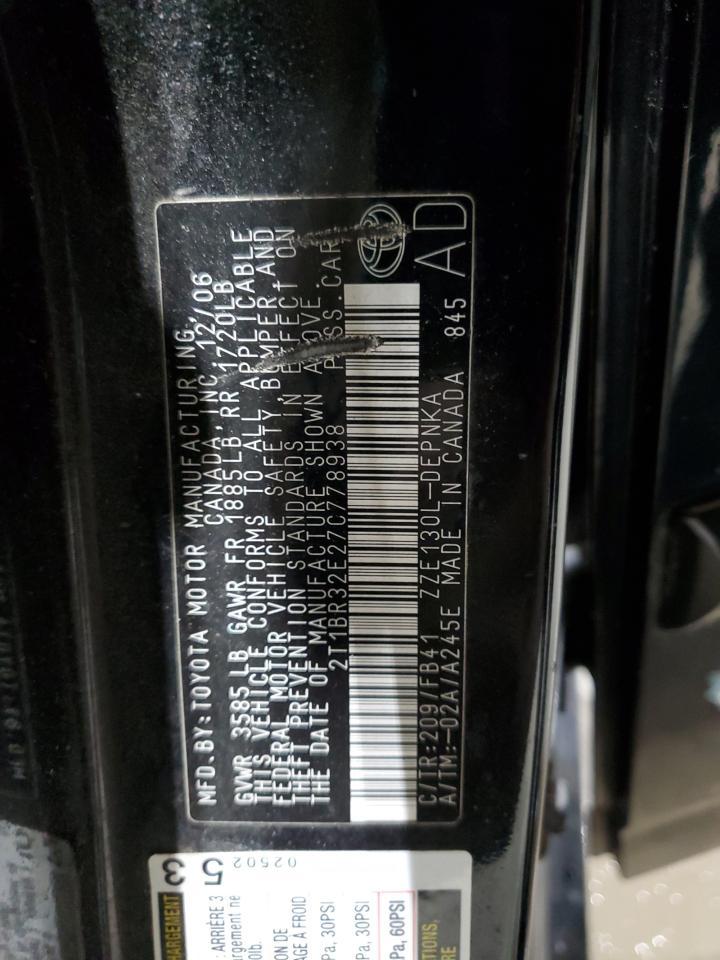 2007 TOYOTA COROLLA