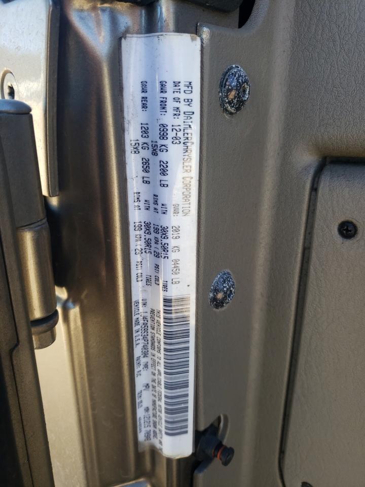 2004 JEEP WRANGLER