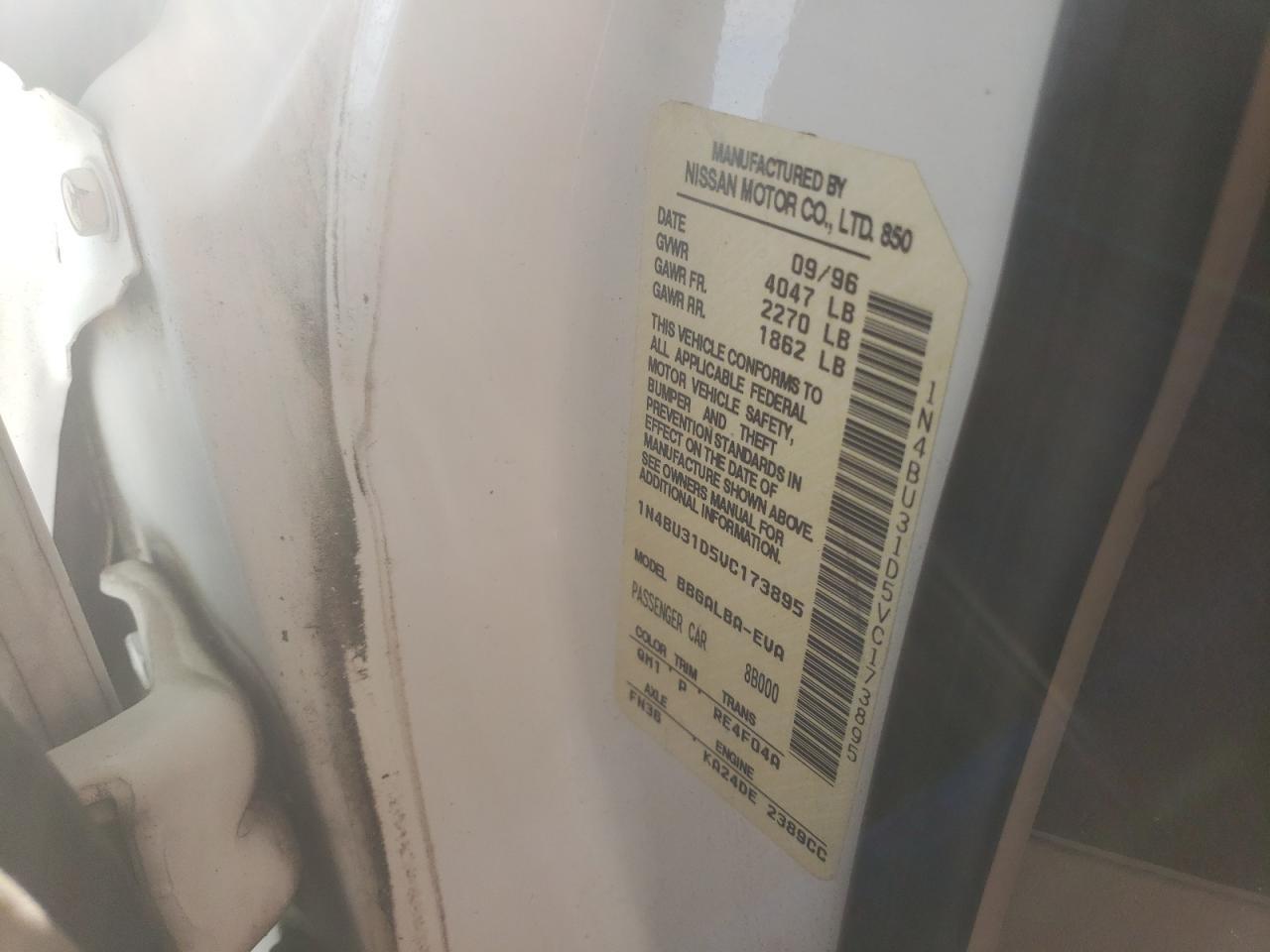 1997 NISSAN ALTIMA