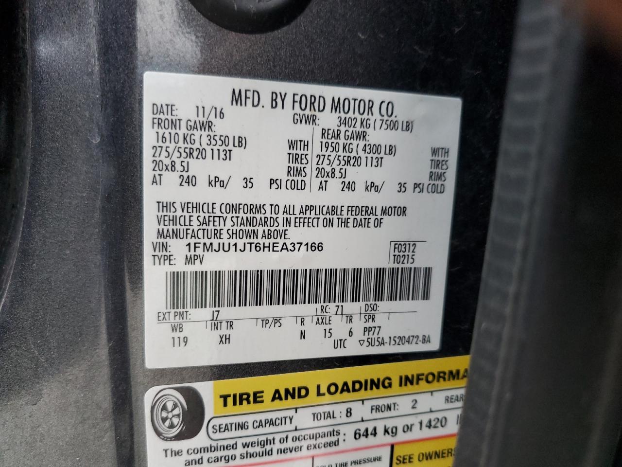 2017 FORD Expedition