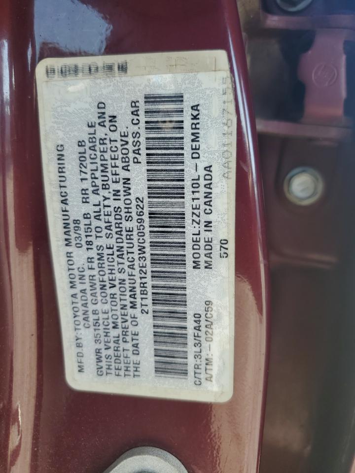 1998 TOYOTA COROLLA