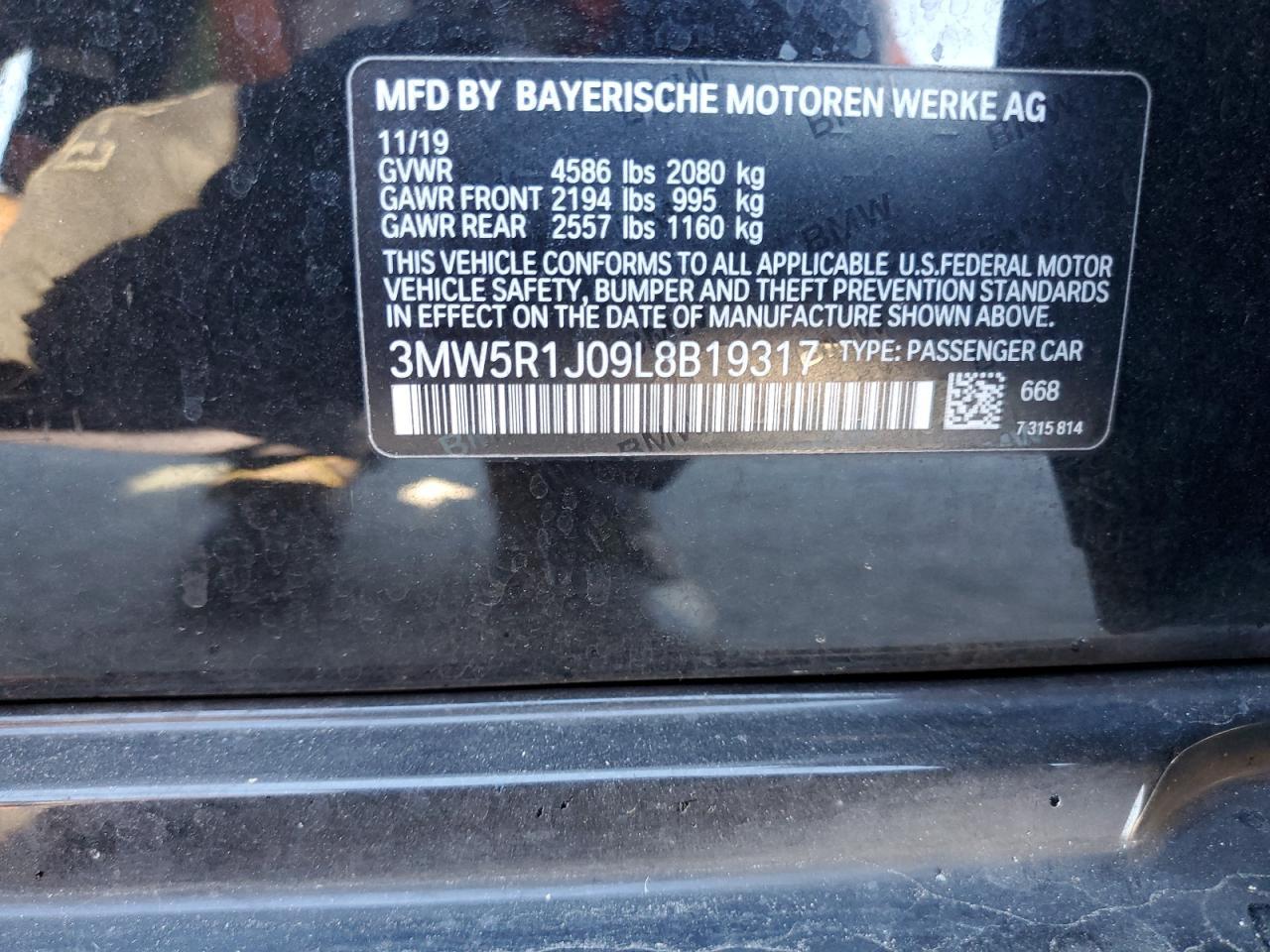 2020 BMW 3 SERIES