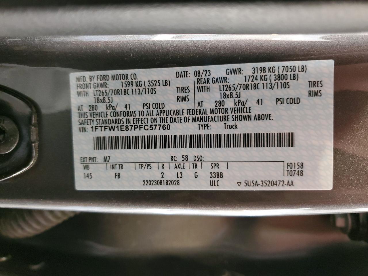 2023 FORD F-150