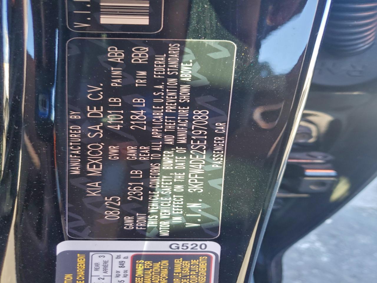 2025 KIA K4