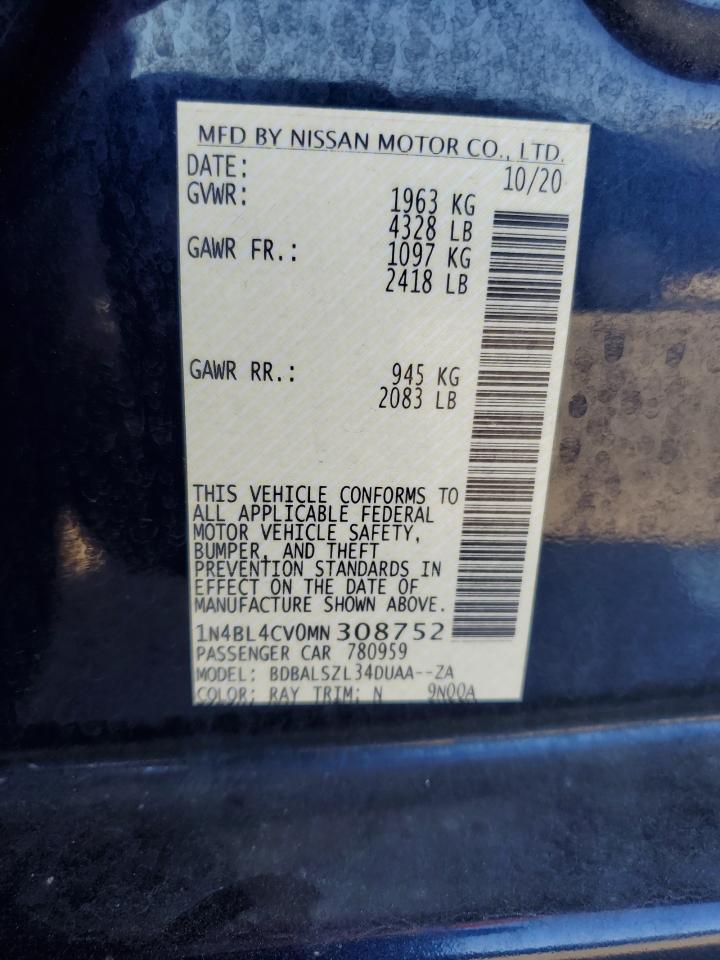 2021 NISSAN ALTIMA
