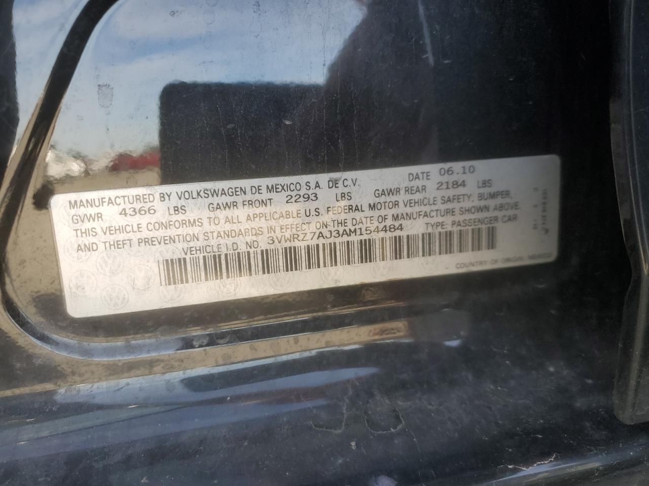2010 VOLKSWAGEN JETTA