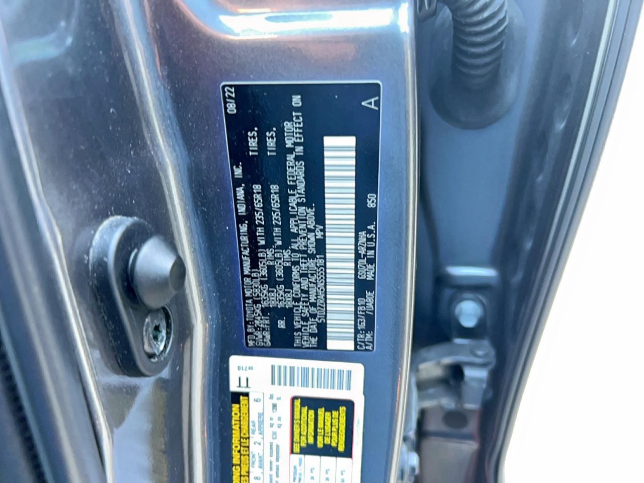 2022 TOYOTA HIGHLANDER