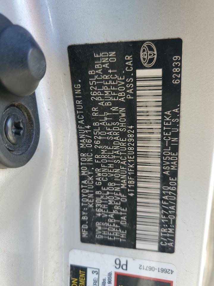 2014 TOYOTA CAMRY