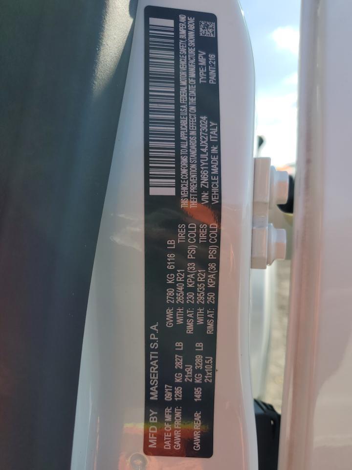 2018 MASERATI Levante