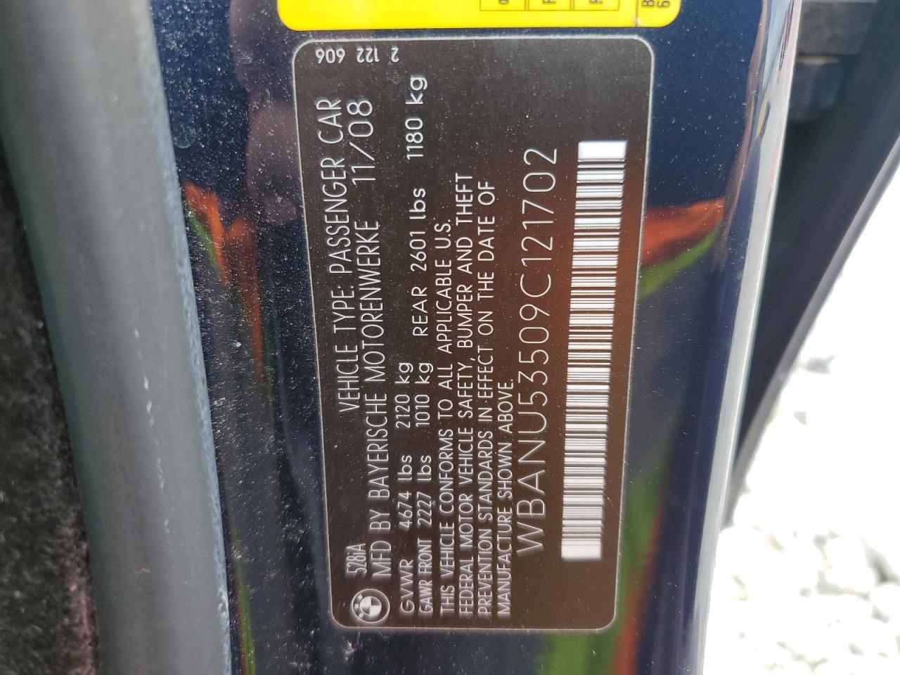2009 BMW 5 series