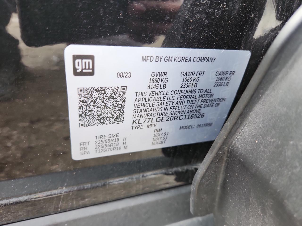 2024 CHEVROLET TRAX