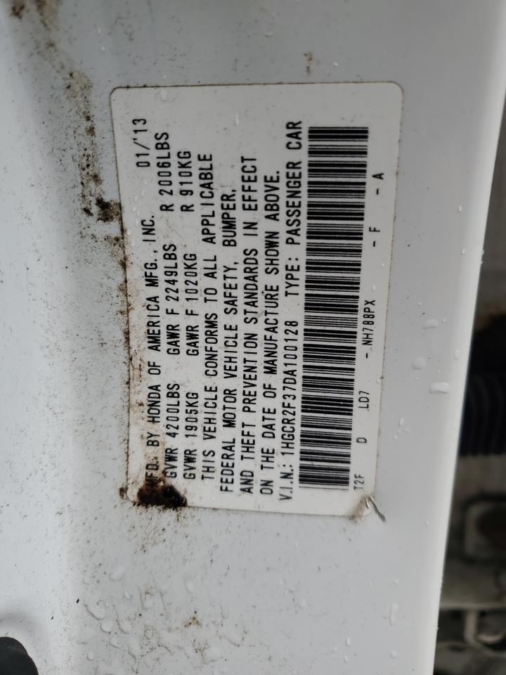 2013 HONDA ACCORD