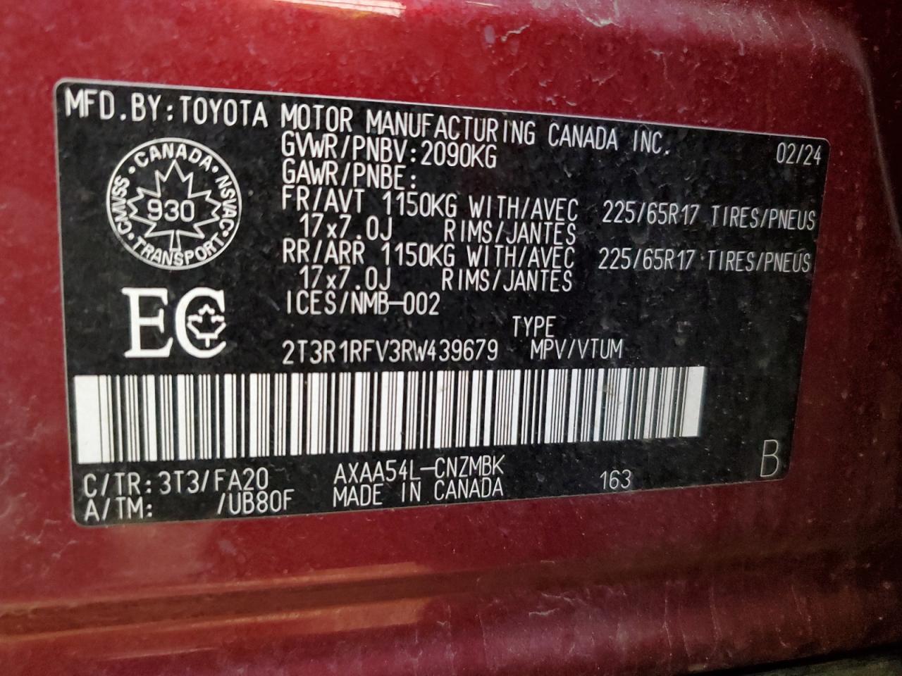 2024 TOYOTA RAV4