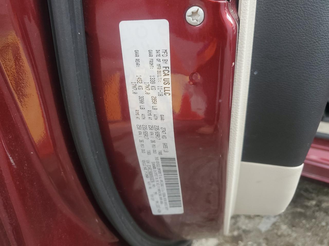 2019 CHRYSLER Pacifica