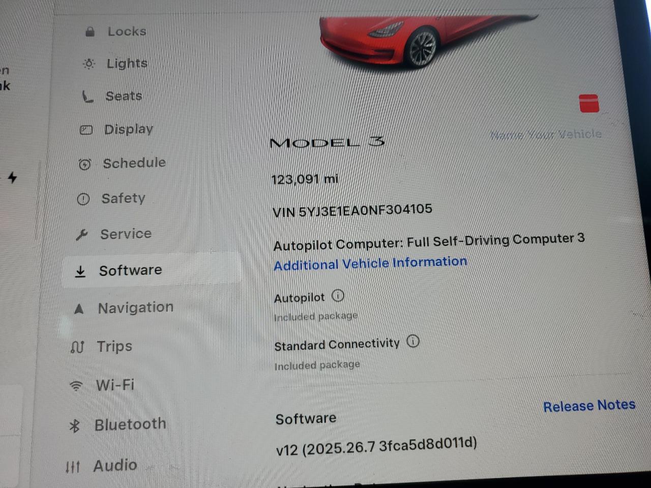 2022 TESLA MODEL 3