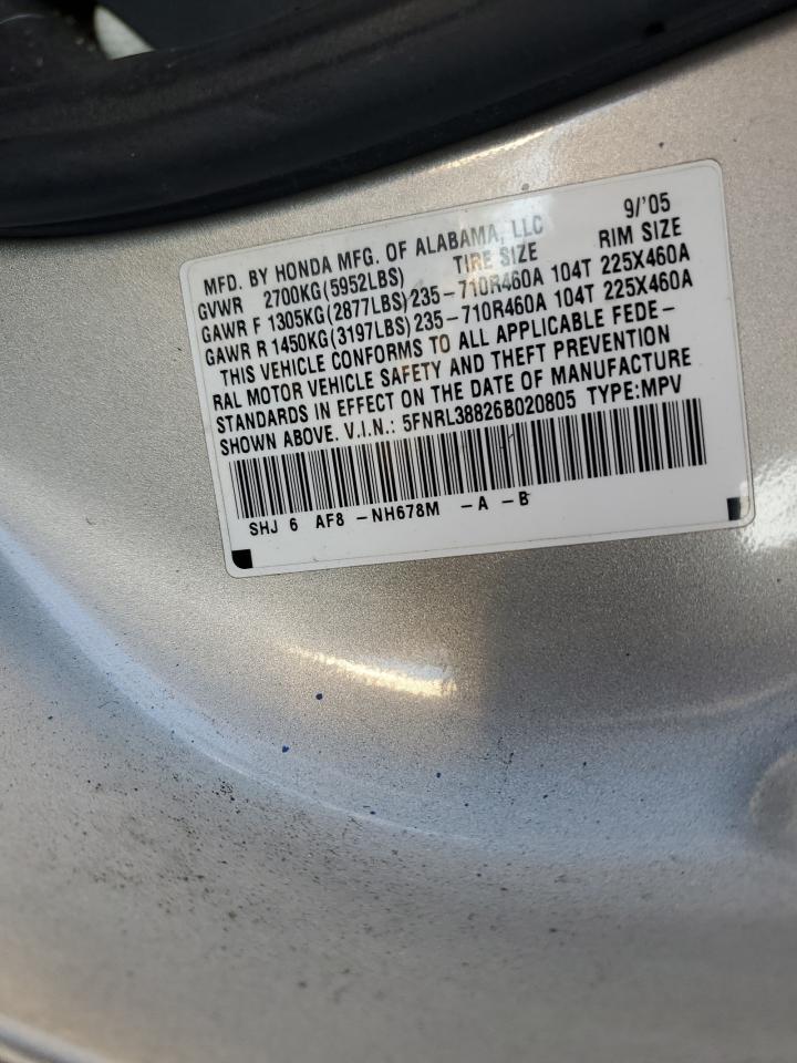 2006 HONDA ODYSSEY