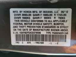 2012 HONDA CIVIC