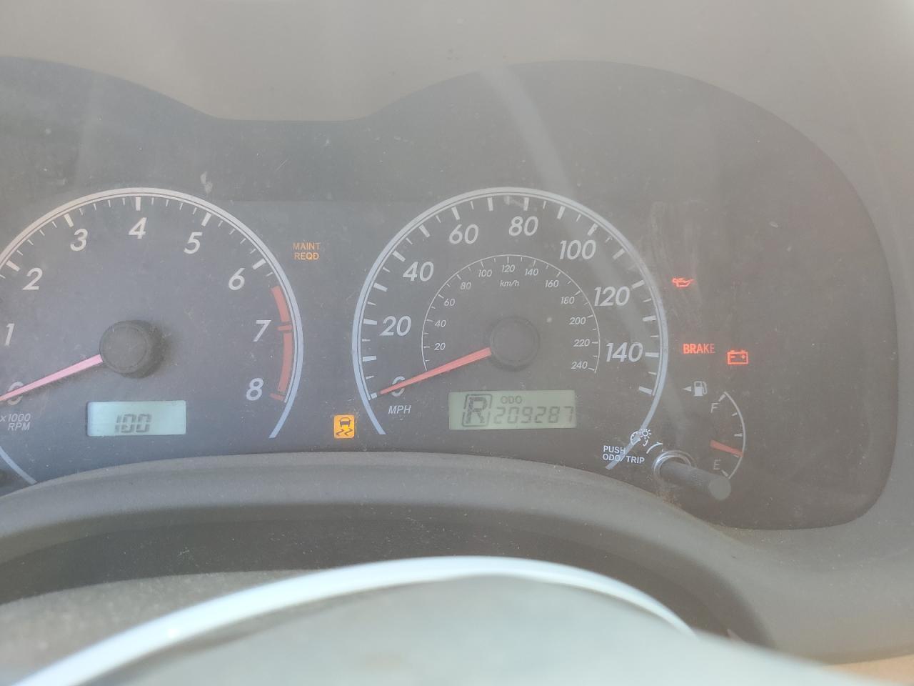 2010 TOYOTA COROLLA