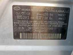 2009 HYUNDAI SONATA