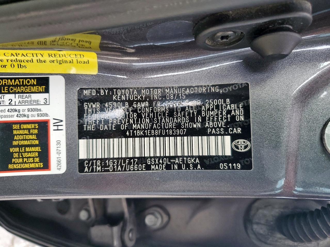 2015 TOYOTA Avalon