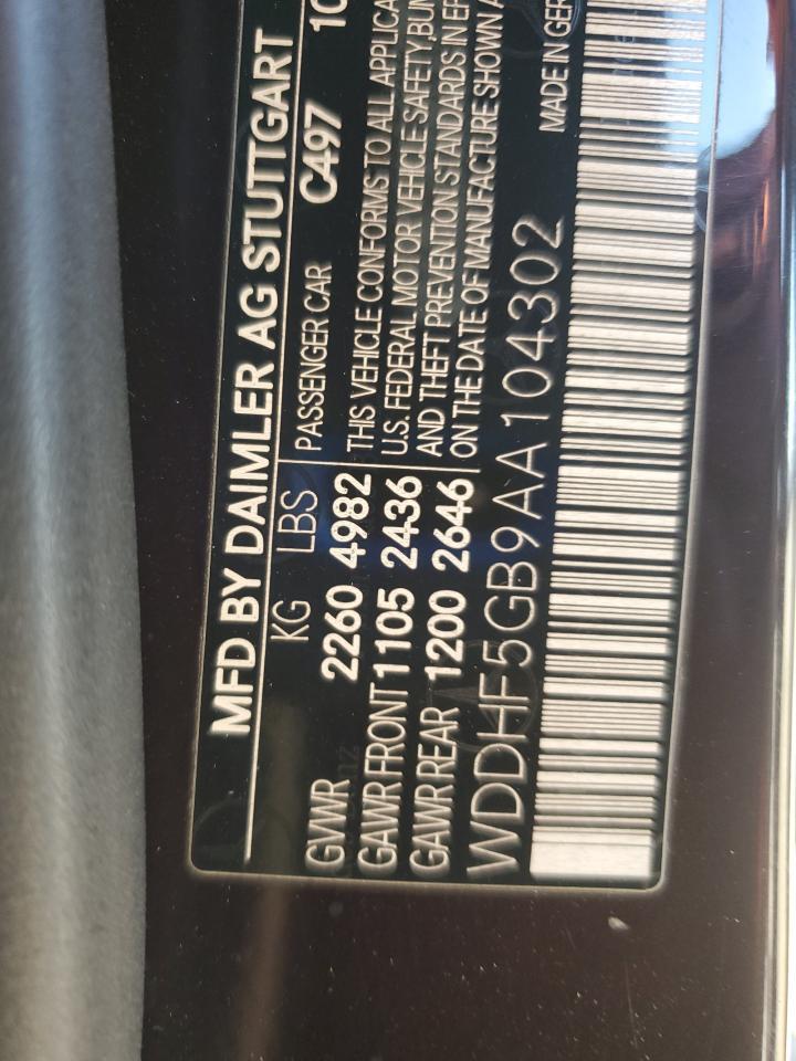 2010 MERCEDES-BENZ E-Class