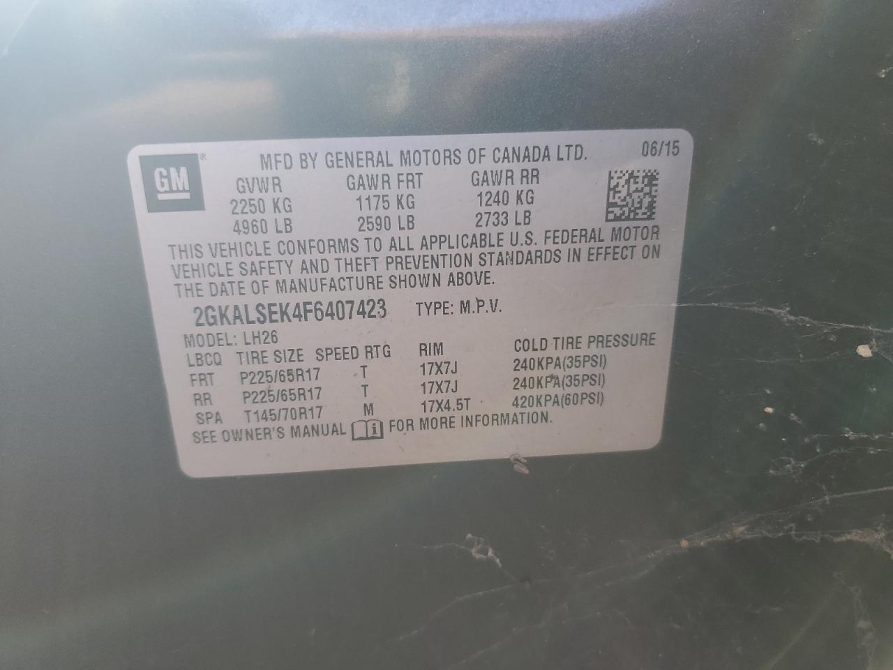 2015 GMC Terrain