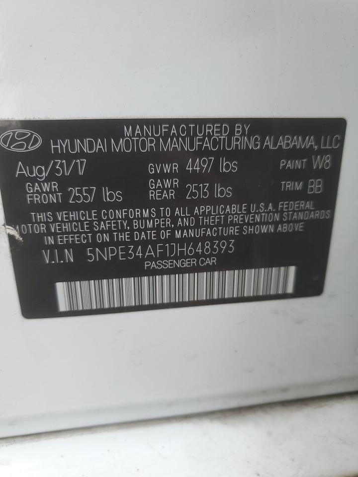 2018 HYUNDAI SONATA