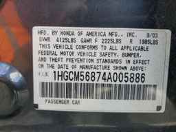 2004 HONDA ACCORD