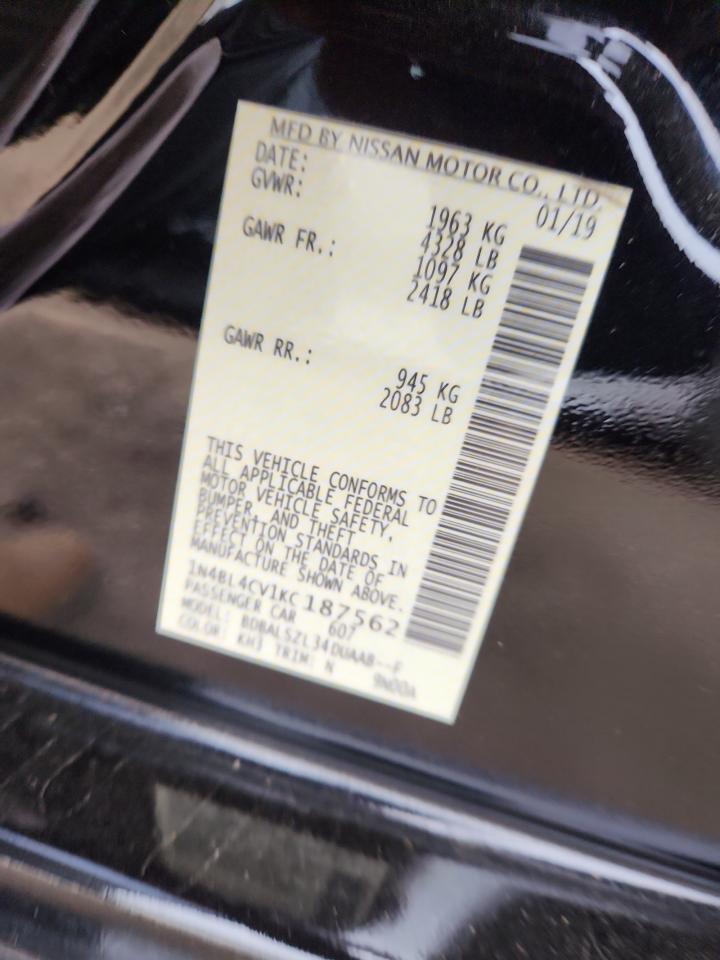 2019 NISSAN ALTIMA