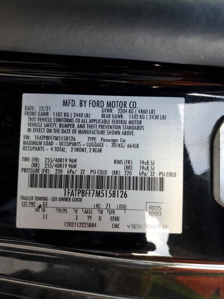 2021 FORD MUSTANG