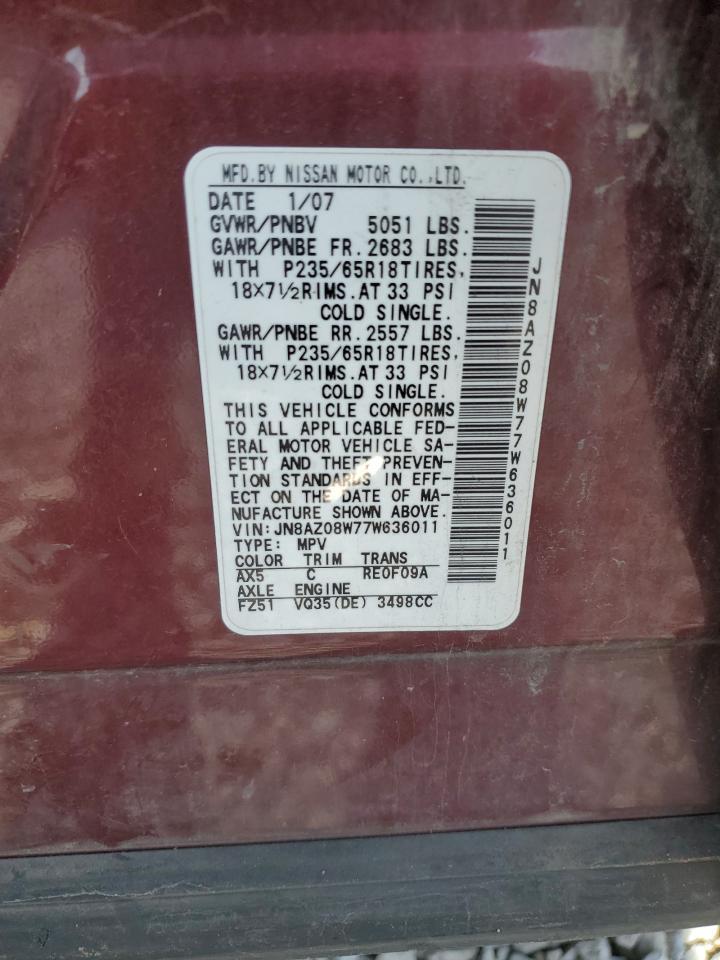 2007 NISSAN MURANO