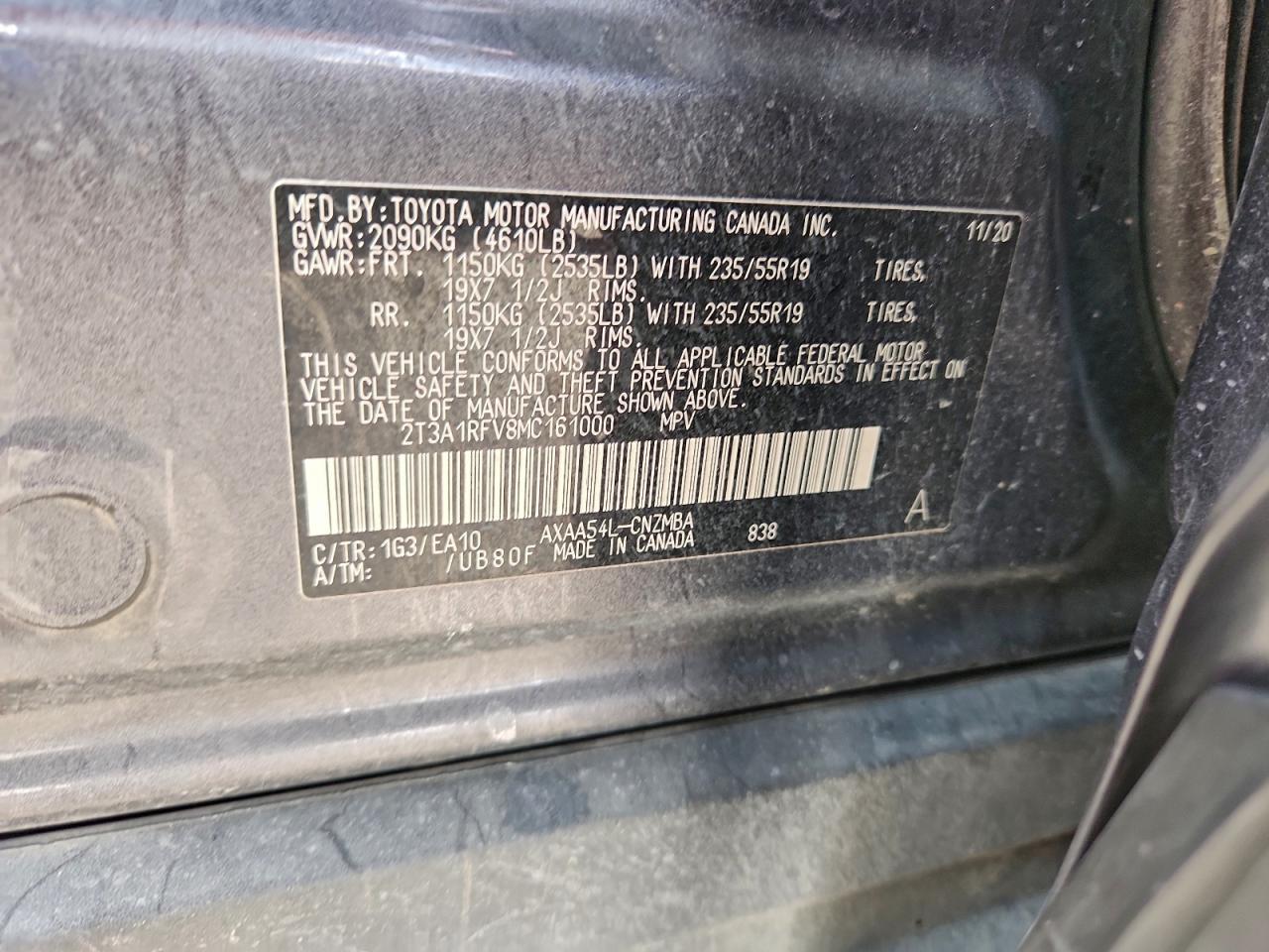 2021 TOYOTA RAV4